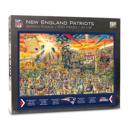 Joe Journeyman NFL 500 Piece Jigsaw Puzzle By Youthefan in New England Patriots | 18" x 24" | Michaels®